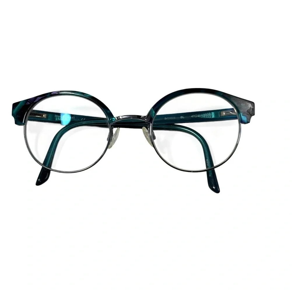 Isaac Mizrahi New York IM 30026 BL 47 21 145 oval glasses frames